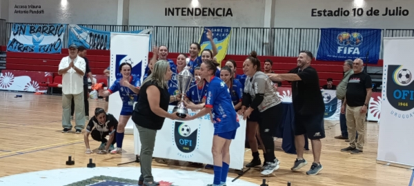 Las chicas canarias festejaron